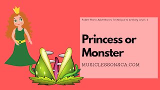 Piano Adventures Technique & Artistry Level 1 - Princess or Monster