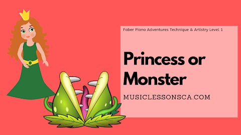 Piano Adventures Technique & Artistry Level 1 - Princess or Monster