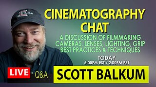 LIVE STREAM 3-17-23 - Its Friday! Let's Talk About Filmmaking! Bring Your Questions!