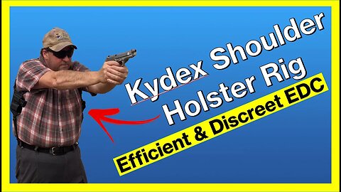 Efficient and Discreet: Kydex Shoulder Holster Rig from Falco