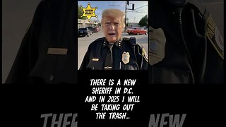 New Sheriff In DC Donald J. Trump 2025 #shortvideo #americanpolitician