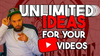 How To Get Unlimited YouTube Ideas For Your Channel