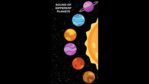 How different planets sound like!🎶🚀