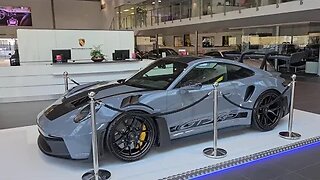 💯Extremely brutal Porsche 911 GT3 RS 992 generation at Porsche Center Göteborg, Sweden [4k 60p]