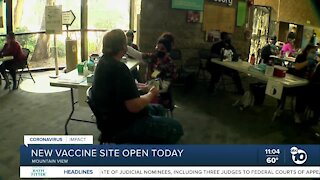 New COVID-19 vaccination site opens in Mountain View neighborhood