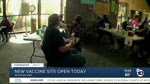 New COVID-19 vaccination site opens in Mountain View neighborhood