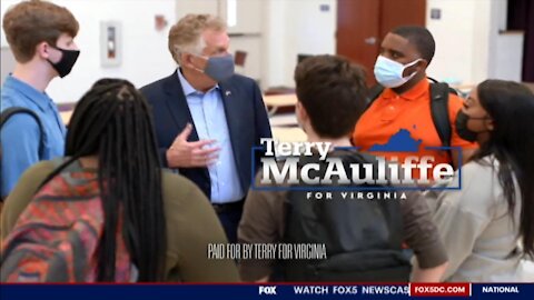 Insane actual commercial for Terry McAuliffe for Governor of Virginia bragging about woke points
