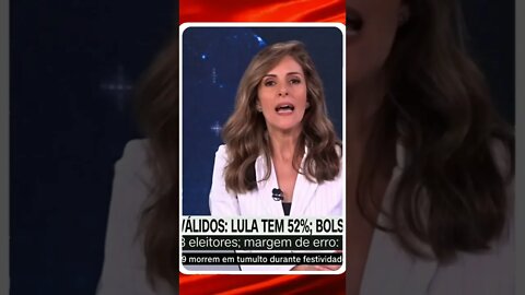 Datafolha para presidente: Lula tem 52% dos votos válidos; Bolsonaro, 48% | @SHORTS CNN