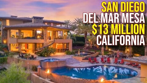 $13 million San Diego Ridge Monster Mansion!