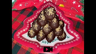 Greek Christmas Honey Cookies with Chocolate Glaze