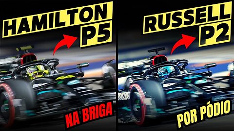 Hamilton P5 e Russell P2 na briga por pódio em Singapura | Sainz leva pole