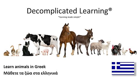 Learn animals in Greek