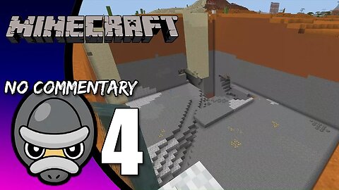 Part 4 // [No Commentary] Digging a Giant Hole in Minecraft - Xbox Series S Gameplay