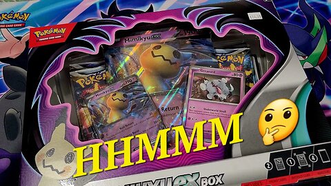 Unbelievable! What's Inside This Mimikyu EX Pokemon Box?