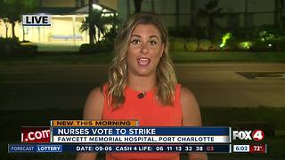 Port Charlotte hospital nurses participate in vote to call for strike