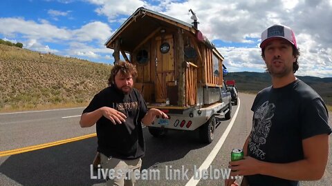 Day 2 w/ @Truck House Life & @Down2Mob Overland - Roadstop Session In the Camper & White Russians!