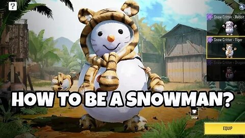 How to be a Snowman in the Big Head Blizzard Match?