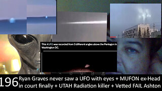 Live Chat with Paul; -196- MUFON EX in court +UTAH Radiation + Ryan Graves never saw a UFO with eyes