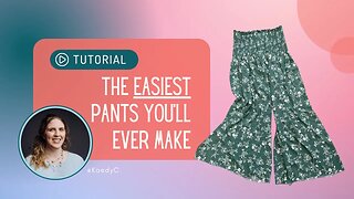 How to Make Smocked Summer Pants in Just 15 Minutes 😮