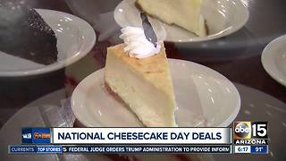 Celebrate National Cheesecake Day with deals!
