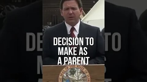 DeSantis, There Will Be No COVID Shot Mandate For Your Kids