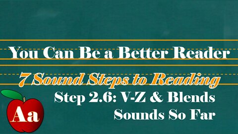 Step 2.6.8: V-Z & Blends Sounds So Far