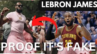 Lebron James in a Dress: Proof it was fake & Dangers of A.I