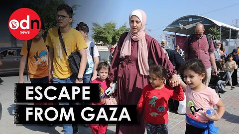 Hundreds Escape Gaza Using Rafah Crossing into Egypt