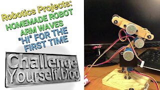 Robotics: Homemade Robot Arm Waving Using Elegoo Stepper Motors, ULN2003 Drivers, and Raspberry Pi