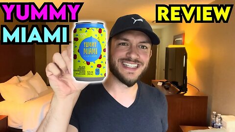 YUMMY MIAMI Black Cherry Soda Review
