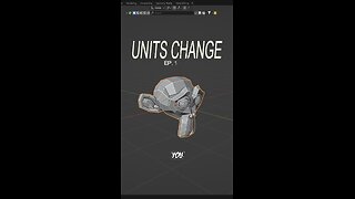 Change Units in Blender