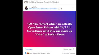 Smart Cities are actually Smart Prisons Serving Agenda2030 & NetZero2050