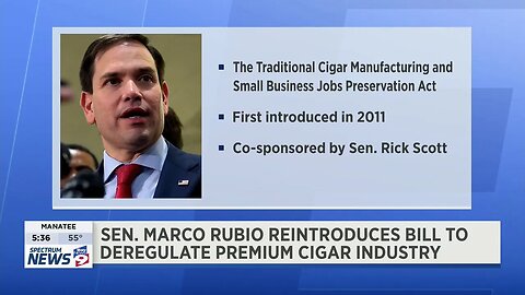 Senator Rubio Seeks to Revitalize Florida's Premium Cigar Market