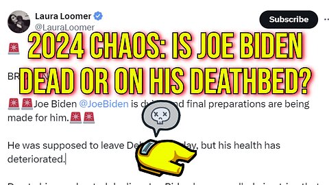 2024 Chaos: Is Joe Biden Dead, Or On His Deathbed? - What Is Going On????