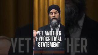 Jagmeet Singh Yet another hypocritical statement #shorts
