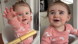 Mom Paints Fake Eyebrows On Her Baby Girl