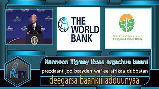 ETHIOPIA:NEST TV:Nannoon Tigraay ibsaa argachuu isaani prezdaant joo baayden wa'ee afrikaa dubbatan