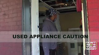 Used Appliance Caution