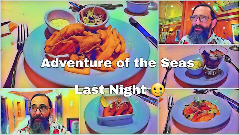 Last Night | Adventure of the Seas | MDR Dinner