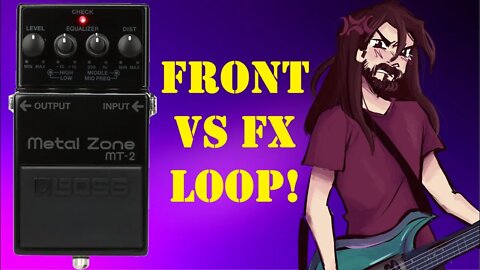 Boss Metal Zone Review | Front VS FX Loop!