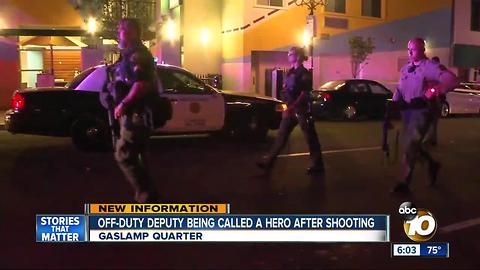 Off-duty Deputy called a hero after shooting