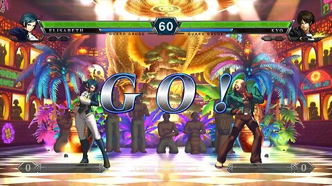 The King Of Fighters XIII - Elisabeth vs Kyo