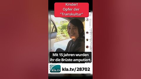 Reich werden auf Kosten unschuldiger Kinder?Wer macht denn sowas?@kla.tv🙈