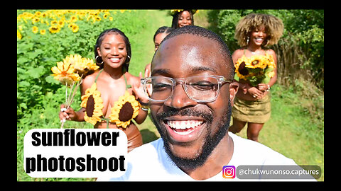 Chasing Sunshine: 2022 Sunflower Field Photoshoot Vlog 🌻✨ | Calling All Models for Next Year!