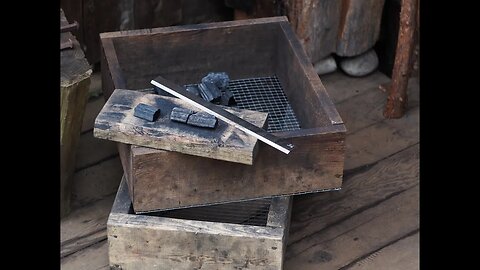 SOTW #4 - Charcoal for Blacksmithing made in a Japanese Style Charcoal Kiln