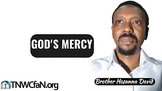 God's Mercy | Hosanna David