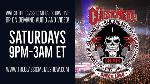 CMS | The Classic Metal Show LIVE - 9/10/22 (Best Of)