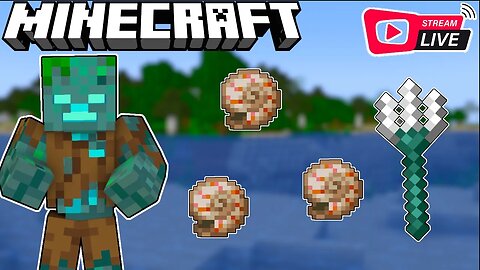 I'm Hunting Drowned in Survival Minecraft 1.19 LIVE