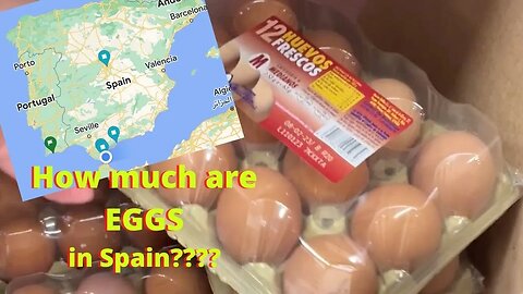 How much do EGGS cost in Spain?