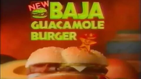 Carl's Jr. "Baja Guacamole Burger" 1993 Commercial